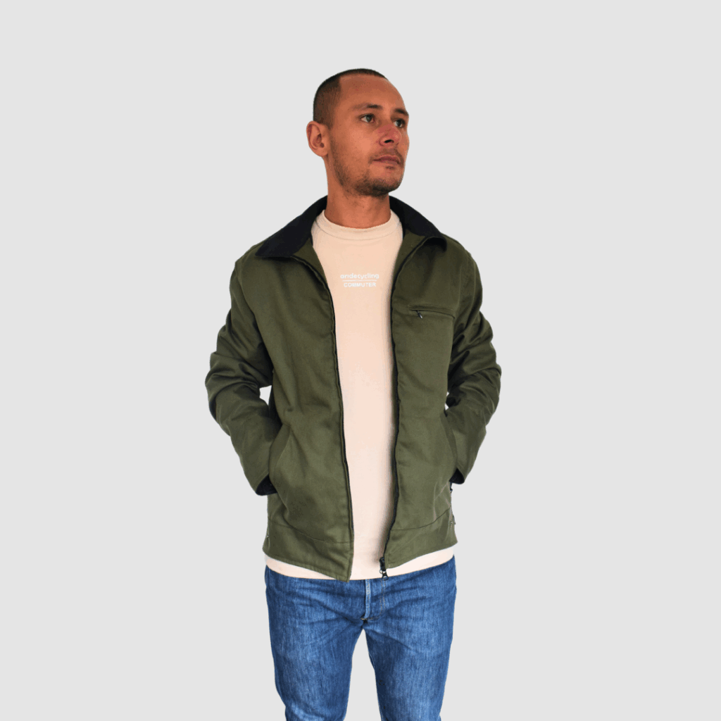 Chaqueta cazadora verde