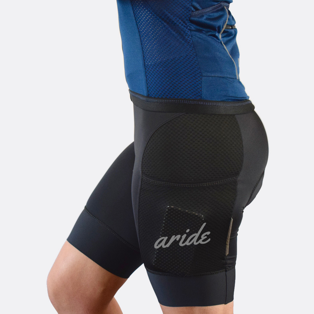 Download BIB SHORT WOMEN CARGO RCC - ARIDE Cycling