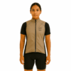 Chaleco de gravel piel mujer