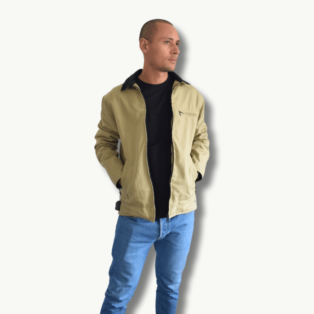 Chaqueta cazadora Camel
