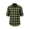 Camisa leñadora verde negra