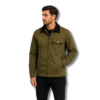 Chaqueta cazadora verde cuello de pana
