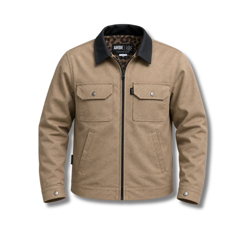 Chaqueta cazadora lino