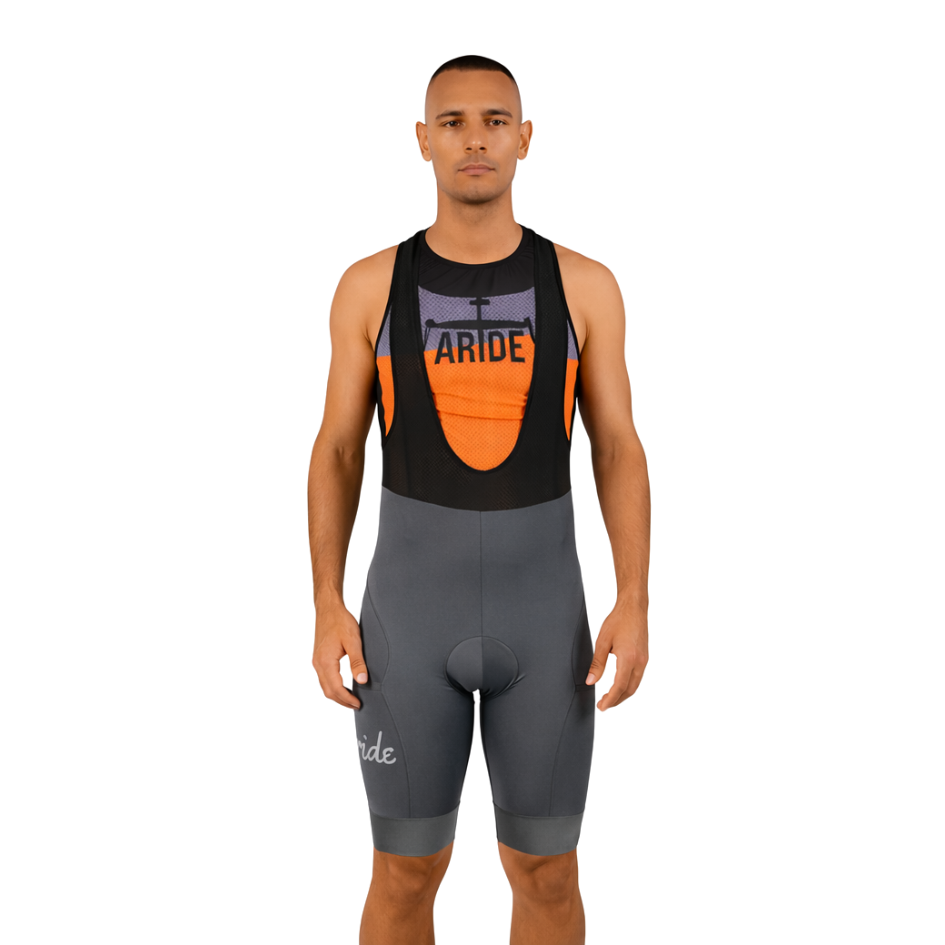 Licra de ciclismo cargo gris