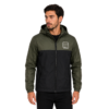 Chaqueta slim commuter verde negra