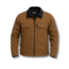 Chaqueta cazadora lino cafe