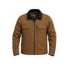 Chaqueta cazadora lino cafe